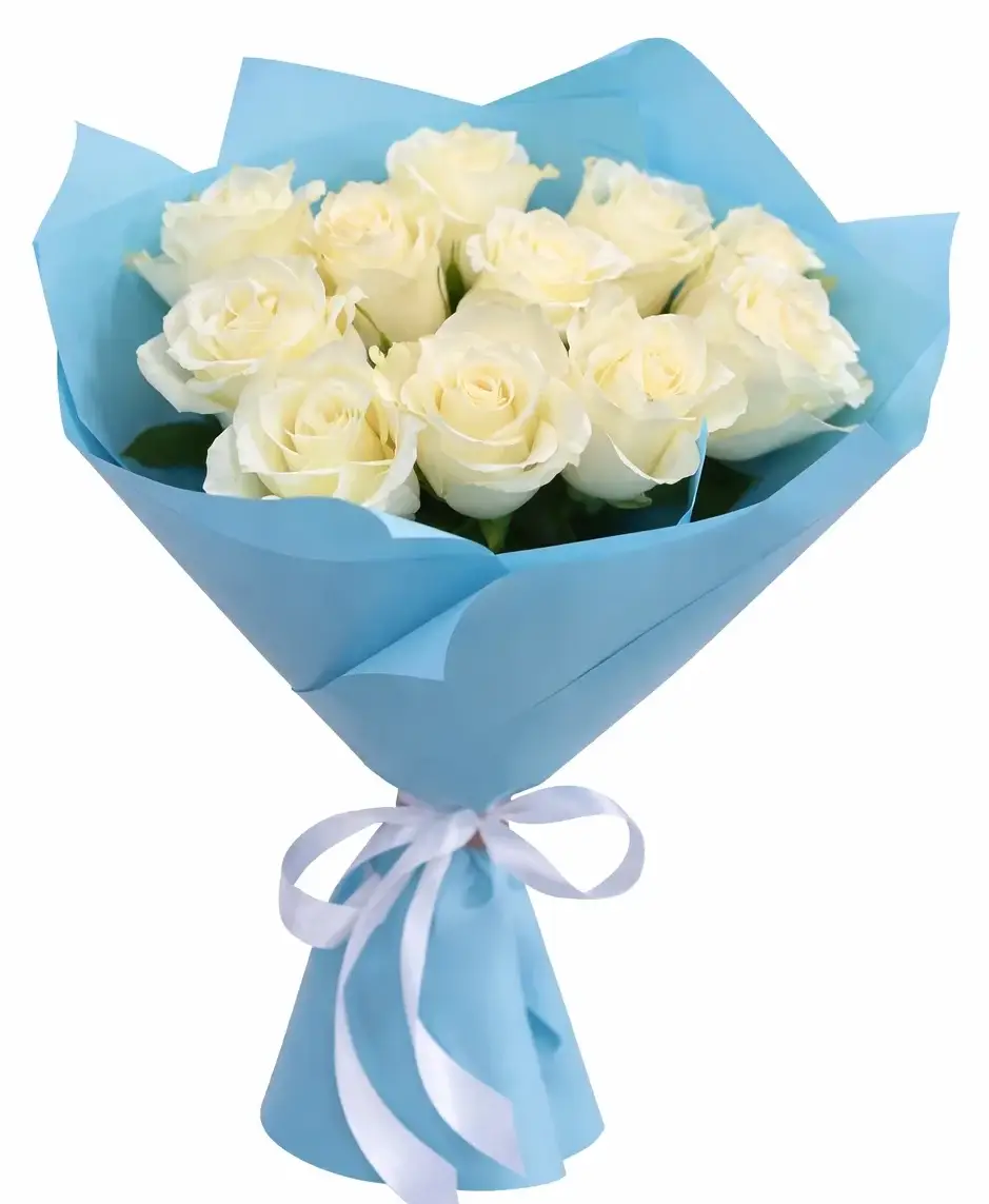 Букет из 11 белых роз